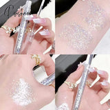 Glitter Matte Liquid Eyeshadow Waterproof Long-Lasting Shimmer Metallic Eye Liner Beauty Party