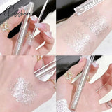 Glitter Matte Liquid Eyeshadow Waterproof Long-Lasting Shimmer Metallic Eye Liner Beauty Party