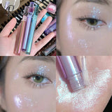 Glitter Matte Liquid Eyeshadow Waterproof Long-Lasting Shimmer Metallic Eye Liner Beauty Party