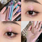 Glitter Matte Liquid Eyeshadow Waterproof Long-Lasting Shimmer Metallic Eye Liner Beauty Party