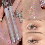 Glitter Sequins Liquid Eyeshadow Highlighter Waterproof Pearlescent Shiny Diamonds Eyeliner Lying