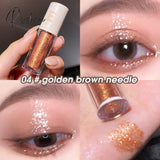 Glitter Sequins Liquid Eyeshadow Highlighter Waterproof Pearlescent Shiny Diamonds Eyeliner Lying