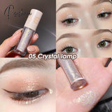 Glitter Sequins Liquid Eyeshadow Highlighter Waterproof Pearlescent Shiny Diamonds Eyeliner Lying