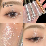 Glitter Sequins Liquid Eyeshadow Highlighter Waterproof Pearlescent Shiny Diamonds Eyeliner Lying