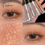 Glitter Sequins Liquid Eyeshadow Highlighter Waterproof Pearlescent Shiny Diamonds Eyeliner Lying