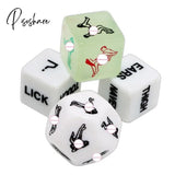 Glow In Dark Erotic Love Dice Toys Adult Couple Lovers Party Fun Games Aid Sex Toy Valentines Day