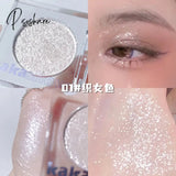 Gorgeous Glitter Eyeshadow Earth Tones Long Lasting Waterproof Pearlescent Shimmer Eye Shadow