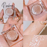 Gorgeous Glitter Eyeshadow Earth Tones Long Lasting Waterproof Eyeshadow Pearlescent Glitter Shimmer Eye Shadow Makeup Cosmetics