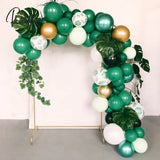 Green Artificial Tropical Palm Leaves Hawaiian Luau Party Safari Jungle Birthday Decor Hawaii