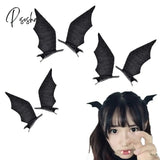 Halloween Black Devil Hairgrips Headband Hairband Headwear Horns Ears Hairpins Barrettes Hair Head