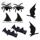 Halloween Black Devil Hairgrips Headband Hairband Headwear Horns Ears Hairpins Barrettes Hair Head