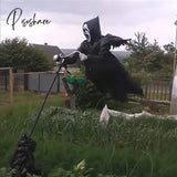 Halloween Decoration Garden Grim Reaper Ghostface Scream Scarecrow Yard Art Hanging Scary Props