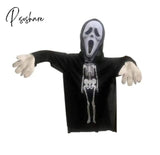 Halloween Decoration Garden Grim Reaper Ghostface Scream Scarecrow Yard Art Hanging Scary Props