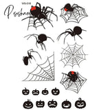 Halloween Waterproof Temporary Tattoos Stickers Zombie Scar Tatto With Bloody Makeup Wounds