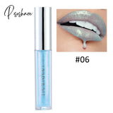 Handaiyan 6 Colors Lip Gloss Longlasting Glitter Red Nude Lipstick Liquid Waterproof Moisturize