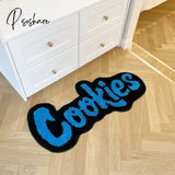 Handmade Cookies Rug For Kids Room Tufted Carpet Mat Soft Plush Children Gift Decoration