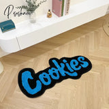 Handmade Cookies Rug For Kids Room Tufted Carpet Mat Soft Plush Children Gift Decoration