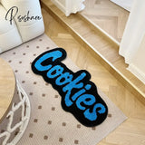 Handmade Cookies Rug For Kids Room Tufted Carpet Mat Soft Plush Children Gift Decoration