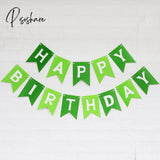 Happy Birthday Banner Paper Bunting Garland Banners Flags Diy Party Decoration Boys Girl Baby