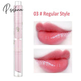 Heart-Shaped Lip Glaze Jelly Mirror Lipstick Waterproof Non-Stick Cup Gloss Clear Makeup Lasting