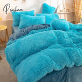 High End Warm Long Plush King Size Duvet Cover 220X240Cm Solid Furry Queen Quilt Soft Comfortable