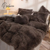 High End Warm Long Plush King Size Duvet Cover 220X240Cm Solid Furry Queen Quilt Soft Comfortable