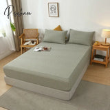 High Quality 100% Cotton Mattress Protection Cover Adjustable Fitted Sheet 160X200 No Pillowcase