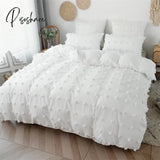 High Quality Crafts With Furball Double Bed Duvet Cover Set 220X240 Tufted King Size Bedding Queen