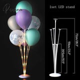 Home And Party Decoration Led Balloons Stand Latex Foil Balloon Support Arch Wedding Decor