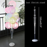 Home And Party Decoration Led Balloons Stand Latex Foil Balloon Support Arch Wedding Decor