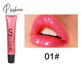 Hot 12Ml Candy Color Waterproof Lip Gloss Makeup Lipgloss Long Lasting Glitter Liquid Lipstick For