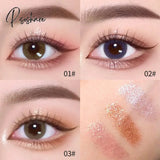 Hot Eye Shadow Stick Diamond Glitter Silkworm Highlighter Lasting Korean Makeup Pink Gold Eyeliner