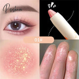 Hot Eye Shadow Stick Diamond Glitter Silkworm Highlighter Lasting Korean Makeup Pink Gold Eyeliner