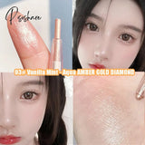 Hot Eye Shadow Stick Diamond Glitter Silkworm Highlighter Lasting Korean Makeup Pink Gold Eyeliner