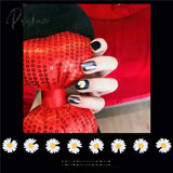 Hot Sale Full Cover False Nails With Rivets Designs 24 Pcs/Set Artificial Taro Fake Press On Short