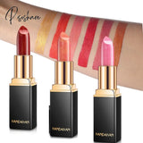 Hot Sales Luxury Lipstick Shiny Lips Makeup Waterproof Shimmer Long Lasting Pigment Nude Pink