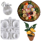 Huge Mushroom Silicone Fondant Molds Wedding Cake Decorating Tools For Baking Chocolate Resin