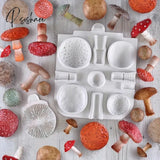 Huge Mushroom Silicone Fondant Molds Wedding Cake Decorating Tools For Baking Chocolate Resin