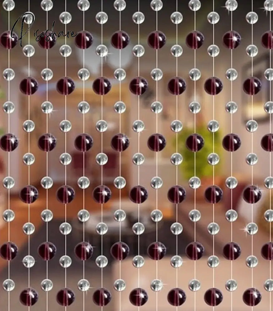 Indoor Home Decorative Crystal Glass Bead Curtain Wedding Supplies Festive Stage Background