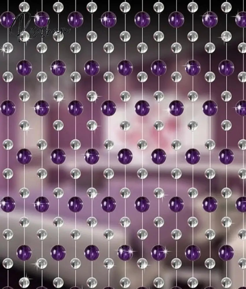 Indoor Home Decorative Crystal Glass Bead Curtain Wedding Supplies Festive Stage Background