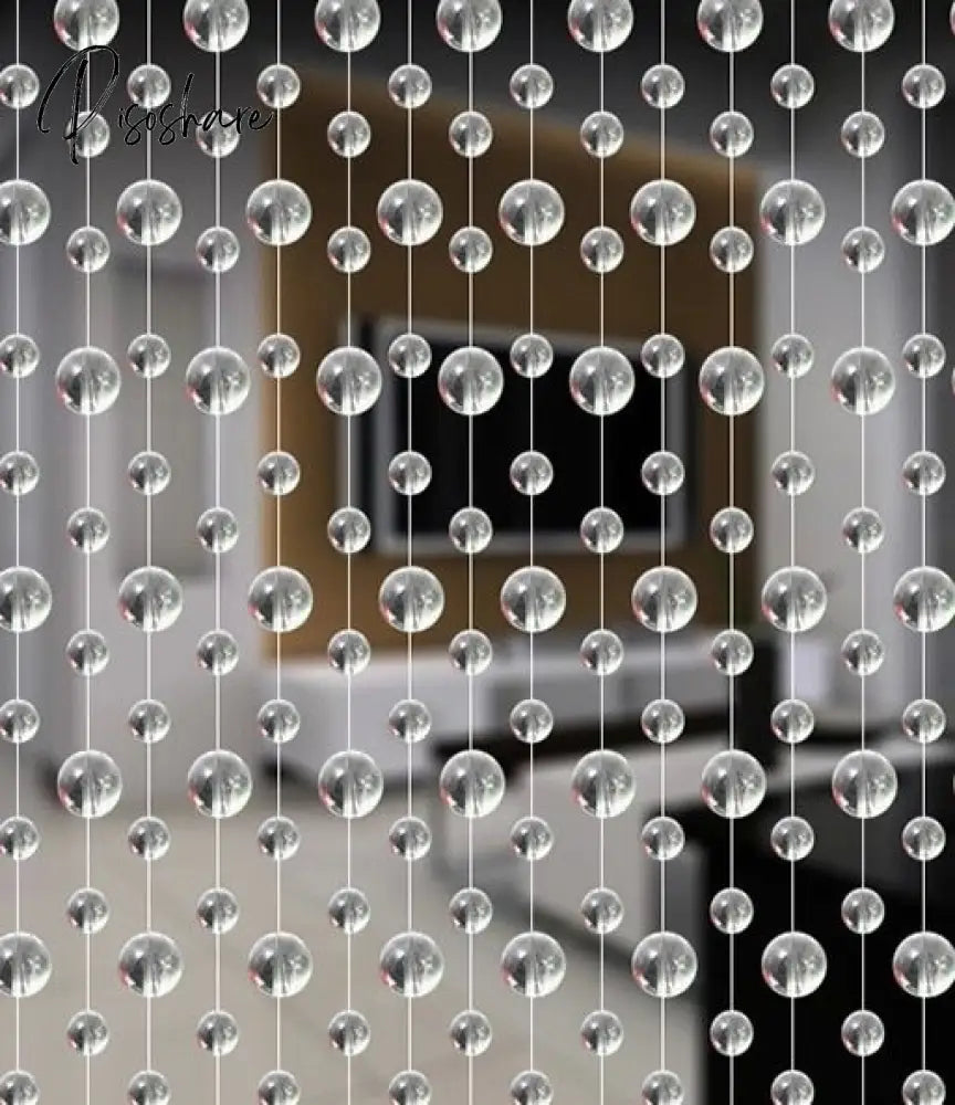 Indoor Home Decorative Crystal Glass Bead Curtain Wedding Supplies Festive Stage Background