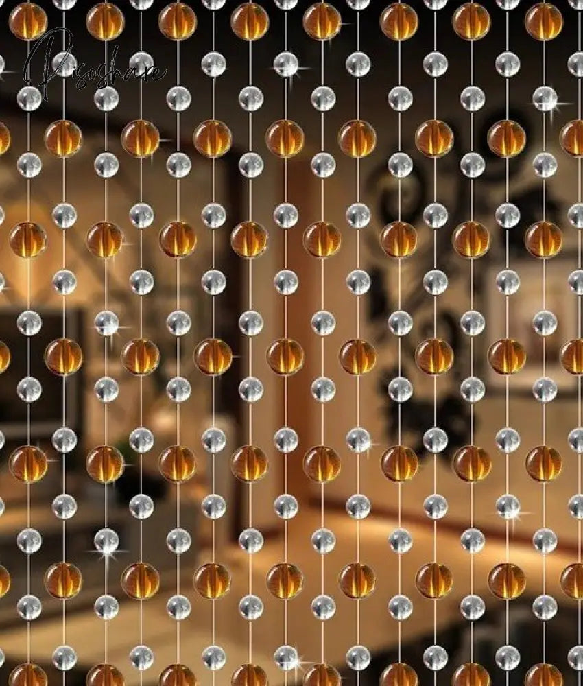 Indoor Home Decorative Crystal Glass Bead Curtain Wedding Supplies Festive Stage Background