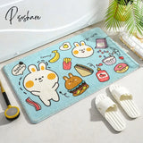 Ins Cute Bath Mat Cartoon Animals Pets Doormat Soft Rug Home Entrance Carpet Bedroom Bathroom Door