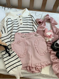 Japanese Sweet Lolita Shorts Women’s Gothic Love Ruffles Pocket High Waist Short Pants Cute Girls