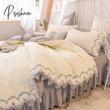 Lace For Bedroom Soft Bedspreads Double Bed Home Comefortable Duvet Cover Quality Quilt And