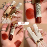 Lace Matte Lipsticks 6 Colors Waterproof Moisturizing Non-Drying Velvet Red Lip Stick Long-Lasting