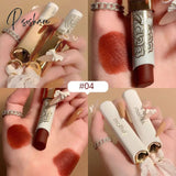 Lace Matte Lipsticks 6 Colors Waterproof Moisturizing Non-Drying Velvet Red Lip Stick Long-Lasting