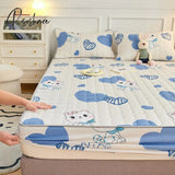 Laminated Cotton Bed Sheet With Elastic Band Mattress Protector Cover Adjustable Fitted 160X200