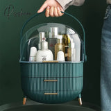 Large Capacity Cosmetic Storage Box Waterproof Dustproof Bathroom Desktop Beauty Makeup Organizer