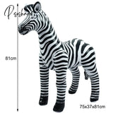 Large Simulation Giraffe Zebra Jungle Animals Inflatable Balloon Elephant Rabbit Frog Woodland